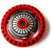 LEGO Rouge foncé Disk 5 x 5 avec ARC-170 Starfighter Patten avec disque cranté (32439)
