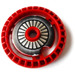 LEGO Rosso scuro Disk 5 x 5 con ARC-170 Starfighter Patten con disco dentellato (32439 / 52767)