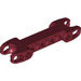 LEGO Dark Red Double Ball Joint Connector with Squared Ends (61054)
