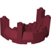 LEGO Dunkelrot Duplo Castle Turret 5 x 8 x 3 (52027)