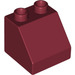LEGO Donkerrood Duplo Helling 2 x 2 x 1.5 (45°) (6474 / 67199)