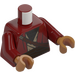 LEGO Rojo oscuro Ezra Bridger con Rojo oscuro Robe Minifigura Torso (973)