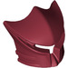 LEGO Dark Red Fanciful Visor with Angular Top and Ridges (48489 / 56477)