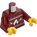 LEGO Rouge Foncé Feu Holiday Pull-over Torse (973)