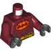 LEGO Dark Red Firestarter Batsuit Minifig Torso (973 / 76382)