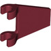LEGO Dark Red Flag 2 x 2 Angled without Flared Edge (44676)