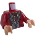 LEGO Dark Red Garrick Ollivander Minifig Torso (973 / 76382)