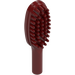 LEGO Dark Red Hairbrush with Short Handle (10mm) (3852)