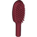 LEGO Donkerrood Hairbrush met kort handvat (10 mm) (3852)