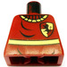 LEGO Rojo oscuro Harry Potter con Rojo oscuro Quidditch Uniform Torso sin brazos (973)