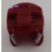 LEGO Dark Red Helmet with Ear and Forehead Guards with Silver Edges (10907)