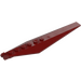 LEGO Tmavě červená Závěs Deska 1 x 12 s Úhlové Strany a Tapered Ends (53031 / 57906)