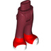 LEGO Dark Red Hip with Pants with Red Shoes and White Toe Caps (16985)
