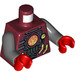 LEGO Dark Red Infearno Minifig Torso (973 / 76382)