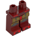 LEGO Donkerrood Iron Man Mark 6 Pantser met Battle Damage Minifiguur Heupen en benen (73200 / 103692)