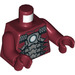 LEGO Dark Red Iron Man Mk 5 Minifig Torso (973 / 76382)