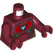 LEGO Dark Red Iron Man MK50 Minifig Torso (973 / 76382)