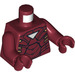 LEGO Dark Red Iron Man MK6 Torso (973 / 76382)