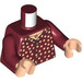 LEGO Dark Red Jin Minifig Torso (973 / 76382)