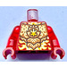 LEGO Dunkelrot Kai (Golden Drachen) Torso (973 / 90811)