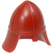 LEGO Dark Red Knights Helmet with Neck Protector (3844 / 15606)