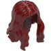 LEGO Dark Red Long Wavy Hair with Parting (33461 / 95225)