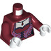 LEGO Dark Red Lord Vampyre&#039;s Bride Torso (973 / 76382)