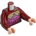 LEGO Mørkerød Madame Maxime med Mørkerød Dragt Minifig Torso (973)