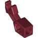 LEGO Rouge foncé Mécanique Bras avec support fin (53989 / 58342)