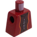 LEGO Dark Red Minifig Torso without Arms with Nute Gunray Shirt (973)