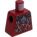 LEGO Rouge foncé Minifig Torse sans bras avec Wakz avec Pelt (973)