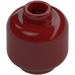 LEGO Dark Red Minifigure Head (Recessed Solid Stud) (3274 / 3626)