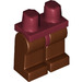LEGO Dunkelrot Minifigure Hüften mit Reddish Brown Beine (73200 / 88584)