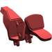 LEGO Dark Red Motorcycle Fairing Body (50860)