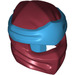 LEGO Rouge foncé Ninjago Masquer avec Dark Azure Headband (40925)