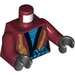 LEGO Dark Red Nya - Legacy Minifig Torso (973 / 76382)