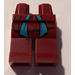 LEGO Dark Red Nya Legs with Dark Azure Sash Decoration (3815)