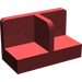 LEGO Dark Red Panel 1 x 2 x 1 with Thin Central Divider and Rounded Corners (18971 / 93095)