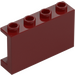 LEGO Mørk rød Panel 1 x 4 x 2 (14718)