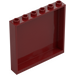 LEGO Dark Red Panel 1 x 6 x 5 (35286 / 59349)