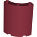 LEGO Dark Red Panel 4 x 4 x 6 Curved (30562 / 35276)