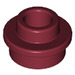 LEGO Dark Red Plate 1 x 1 Round with Open Stud (28626 / 85861)