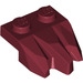 LEGO Dark Red Plate 1 x 2 with 3 Rock Claws (27261)
