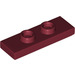LEGO Dark Red Plate 1 x 3 with 2 Studs (34103)