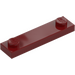 LEGO Dark Red Plate 1 x 4 with Two Studs without Groove (92593)