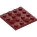 LEGO Dark Red Plate 4 x 4 (3031)