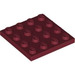 LEGO Dark Red Plate 4 x 4 (3031)