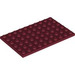 LEGO Dark Red Plate 6 x 10 (3033)