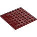 LEGO Dark Red Plate 8 x 8 (41539 / 42534)