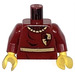 LEGO Dark Red Quidditch Uniform Torso with Dark Red Arms and Yellow Hands (973 / 73403)